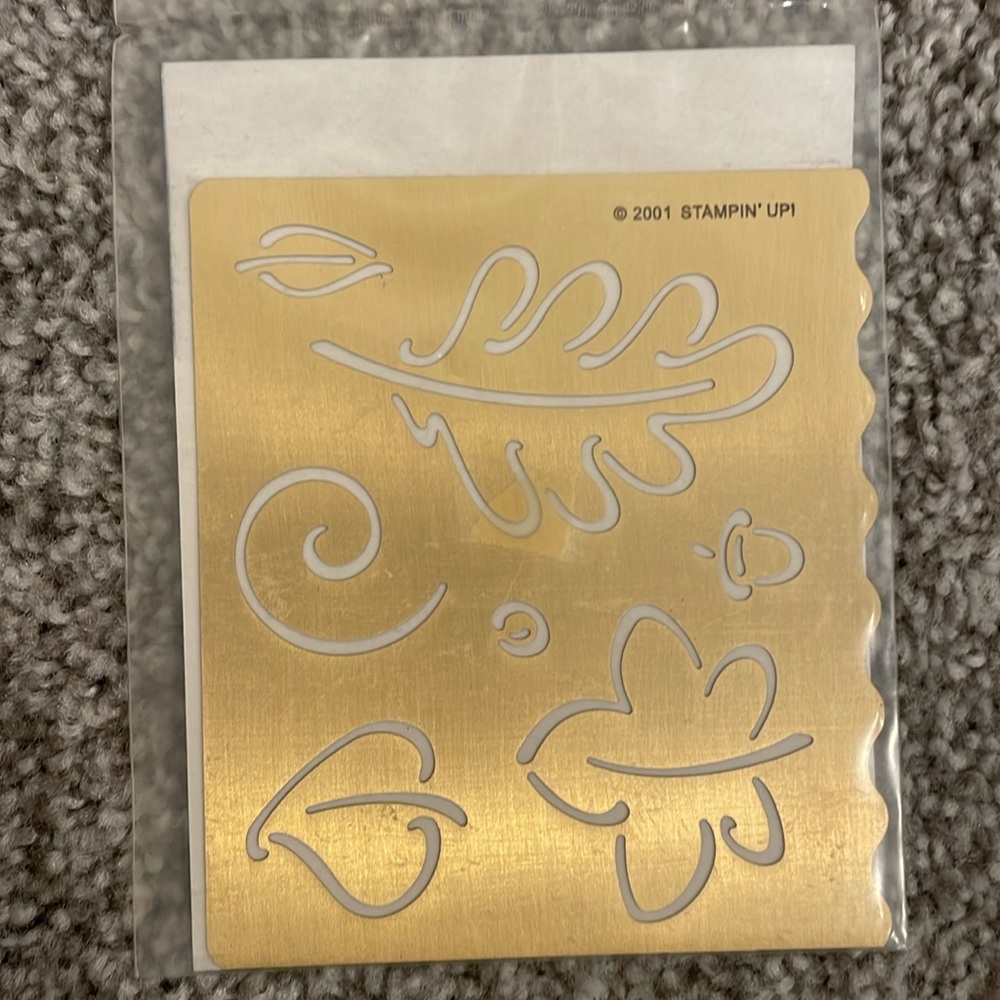 Stampin’ Up! | Classy Brass Embossing Template | Leaves & Acorns, New